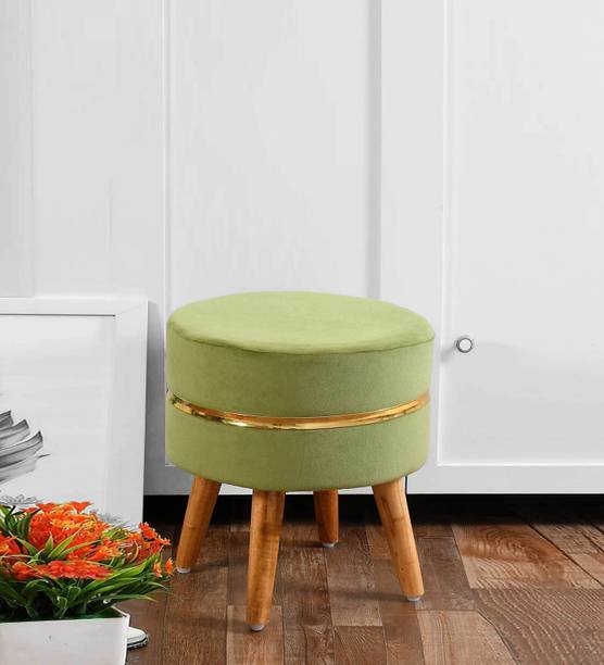 TAXOZY Engineered Wood Standard Ottoman