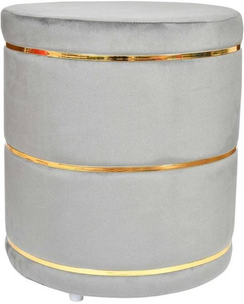 wooden luxury Foam Pouf