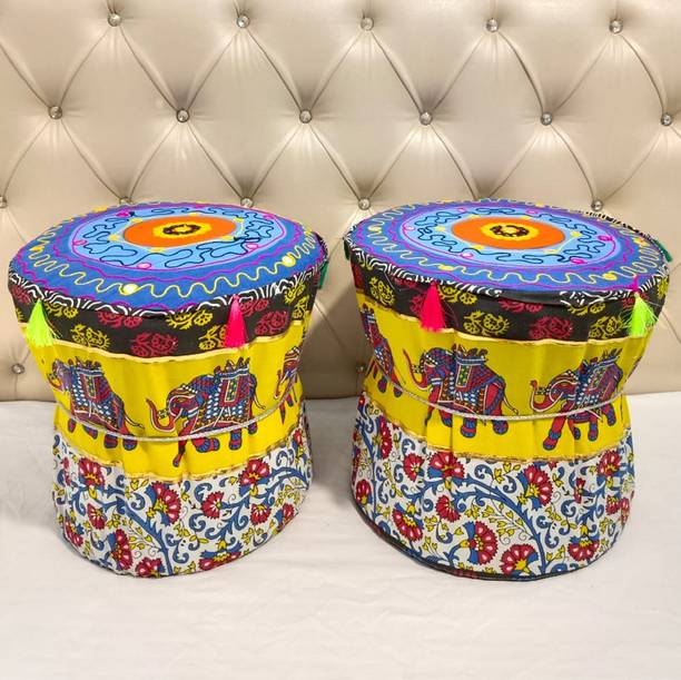 POSHMANDALA Fabric Standard Ottoman