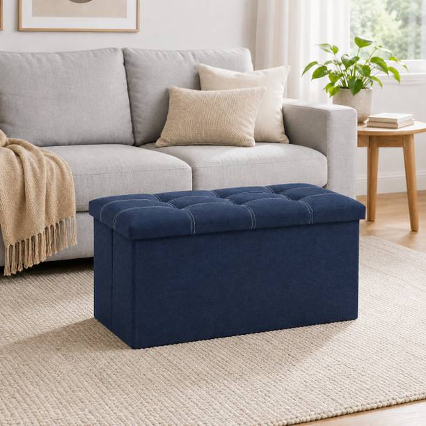 SKYZIART Fabric Cube Ottoman