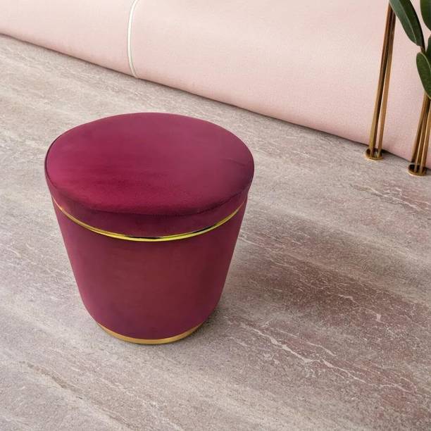 Wooddzann Fabric Standard Ottoman