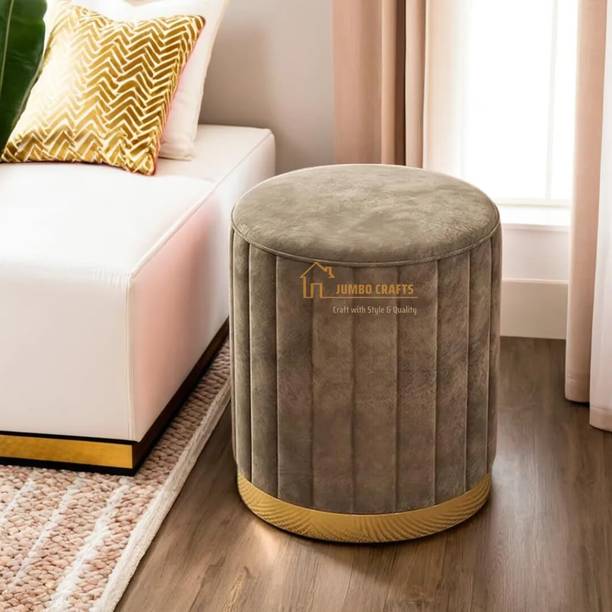 DECORO CRAFTS Solid Wood Standard Ottoman