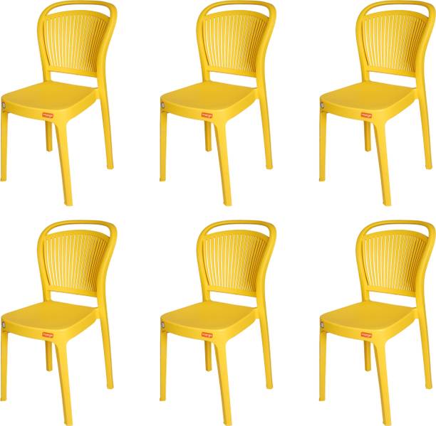 TrendyLivings Home Cafe & Restaurant Plastic Outdoor Chair