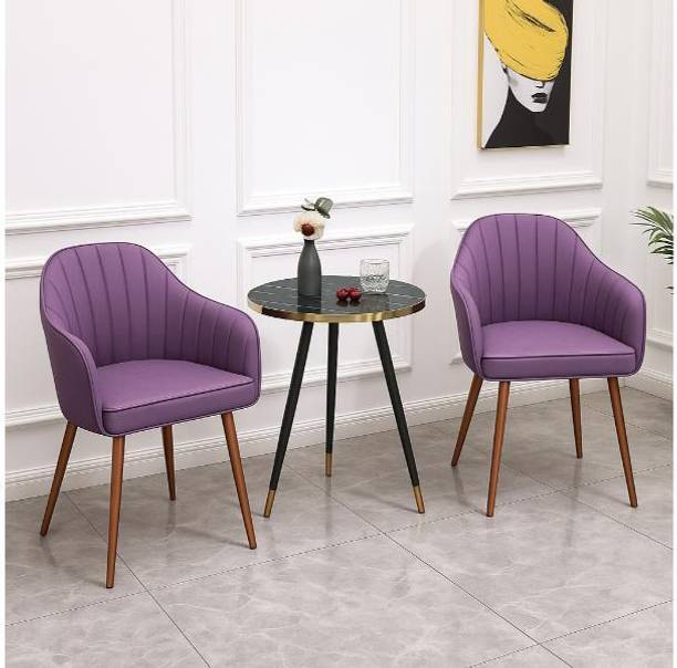Roxigo Dining Chair Set With Black Table for Living Room Bedroom Restaurant Fabric Outdoor Chair