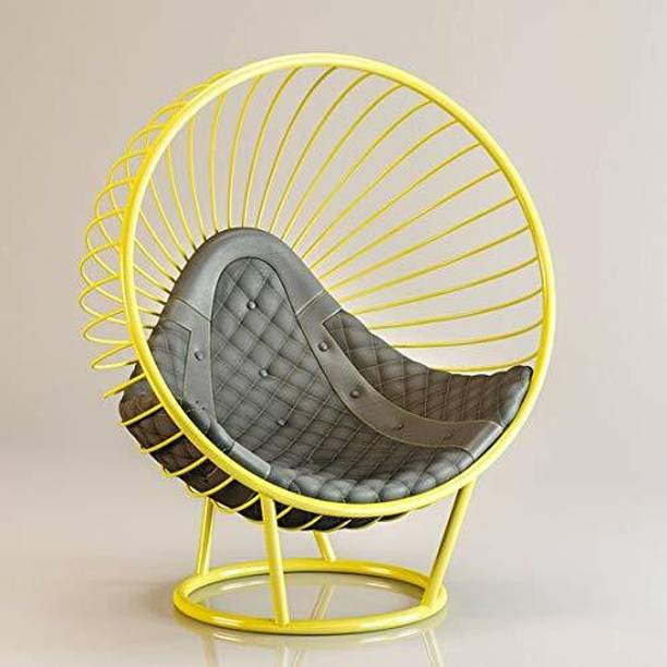 Smarts collection Iron Bubble Chair with Slim Form Seat Cushion For Hall Metal Outdoor Chair