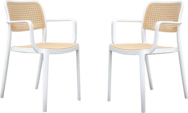 Diya Rolex chairs Web Plastic Chair | With Handle Chair for Dining Room, Plastic Cafeteria Chair