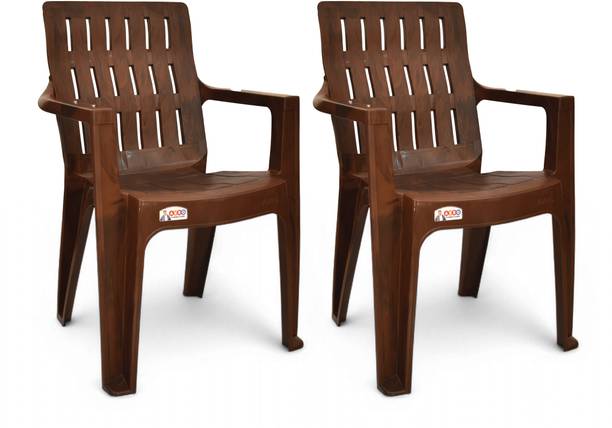 AVRO furniture Desire Heavy Duty, Durable, Stackable, Indoor & Outdoor Use, Living Room Kursi, Plastic Outdoor Chair