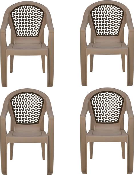 Nilkamal Nilkamal Paradise Plastic Arm Chair Plastic Outdoor Chair