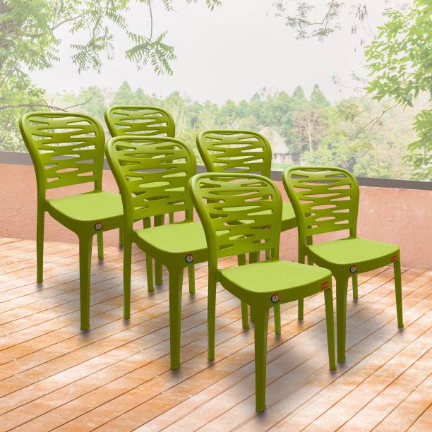Furniture Yard Mango Sushi Plastic Chair/Stackable Plastic Chair/Strong & Sturdy Structure/ Plastic Outdoor Chair