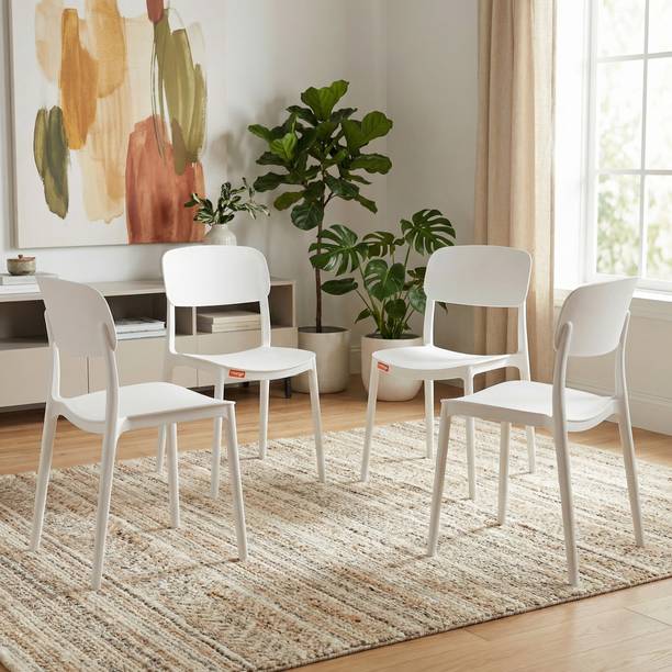 TrendyLivings Tiffany Chair for Home | Dining Chair | Suitable for Home, Café & Restaurant Plastic Outdoor Chair