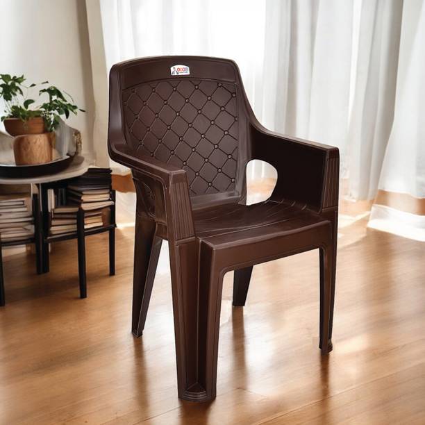 AVRO furniture 4005 Heavy Duty, Durable, Stackable, Indoor & Outdoor Use, Living Room Kursi, Plastic Outdoor Chair