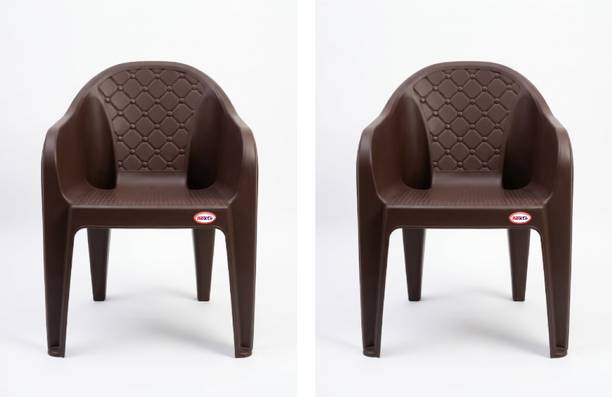 next NPPL ULTIMATE Plastic Outdoor & Indoor Arm Chair for Home, Garden, Balcony & Office Plastic Outdoor Chair