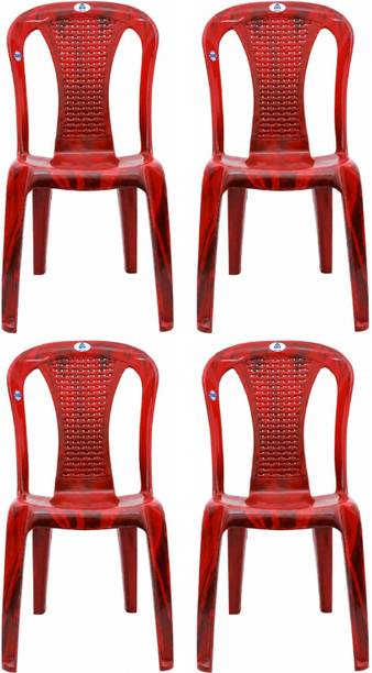 NPM NATIONAL Plastic Chair | High Back Chair for Home Office & Outdoor Plastic Outdoor Chair