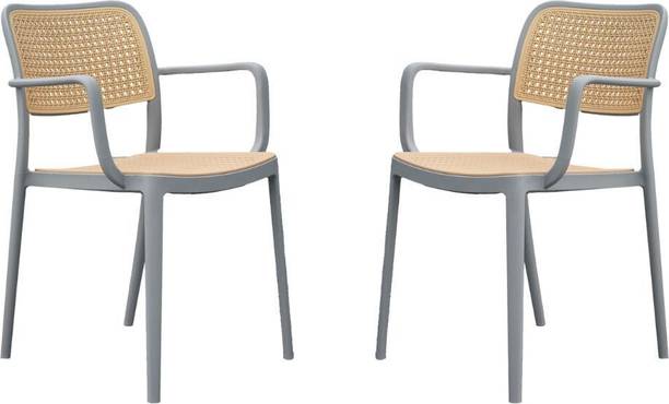 Diya Rolex chairs Web Plastic Chair | With Handle Chair for Dining Room, Plastic Cafeteria Chair