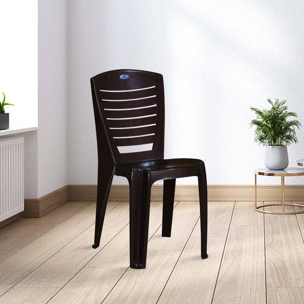 Nilkamal Mid Back Chair with Arm CHR4025|100% PolyPropylene|For Living ,Kitchen, Office, Plastic Outdoor Chair