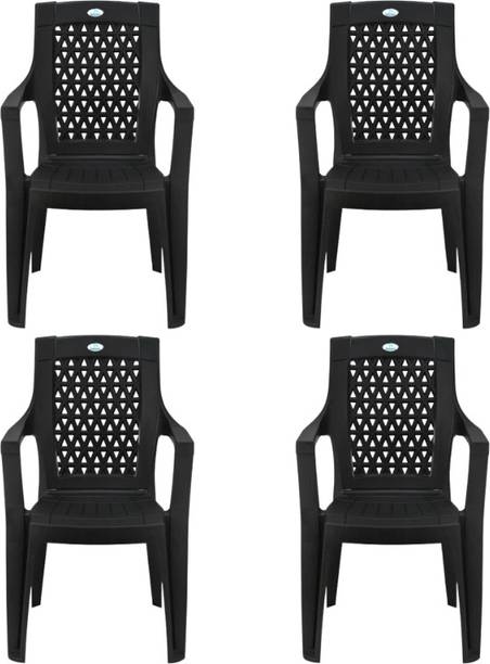 Nilkamal Nilkamal Elevate Plastic Arm Chair Plastic Outdoor Chair