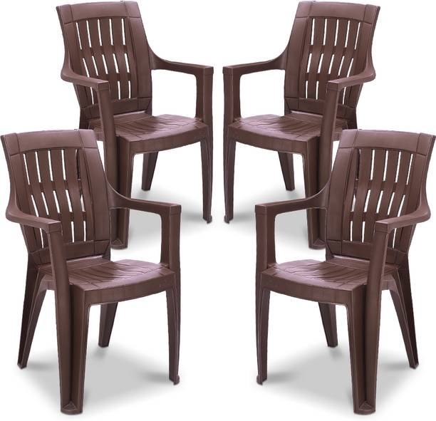 MAHARAJA Omega Orthopaedic chair with Fully Comfort for Home & Restaurant Plastic Outdoor Chair
