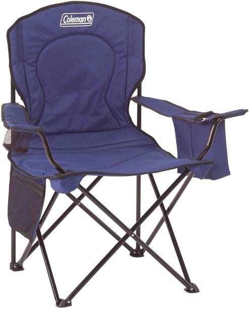 COLEMAN Portable,Folding Quad Chair with Cool Bag for Camping, Travelling Polyester Fabric Outdoor Chair