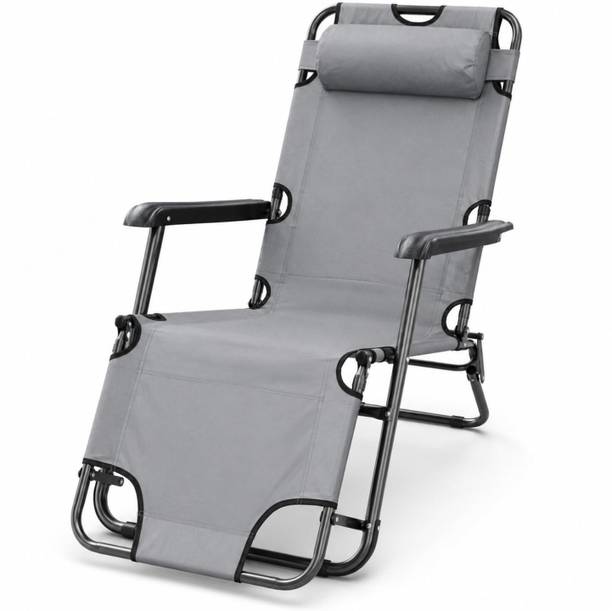 crega Foldable Zero Gravity Lounge Chair with Pillow, Adjustable Recliner for Outdoor Fabric Outdoor Chair