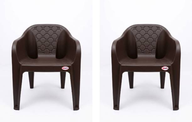 next NPPL ULTIMATE Plastic Outdoor & Indoor Arm Chair for Home, Garden, Balcony & Office Plastic Outdoor Chair