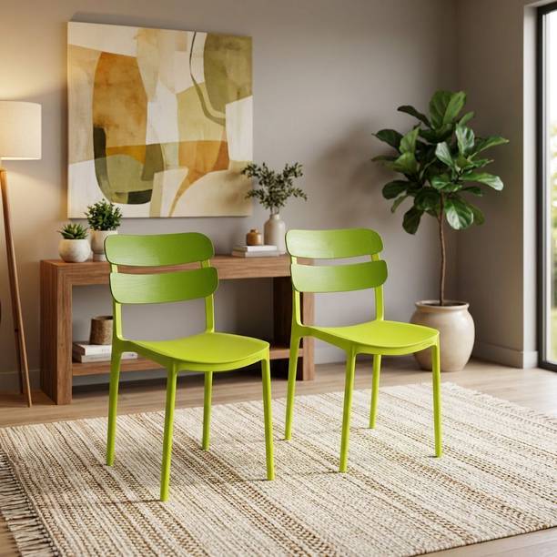 TrendyLivings Marti Chair for Home | Dining Chair | Suitable for Home, Café & Restaurant Plastic Outdoor Chair