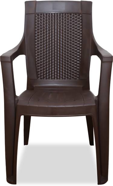 HELLO Premium Quality Plastic Arm Chair for Outdoor Home Garden Office Plastic Cafeteria Chair