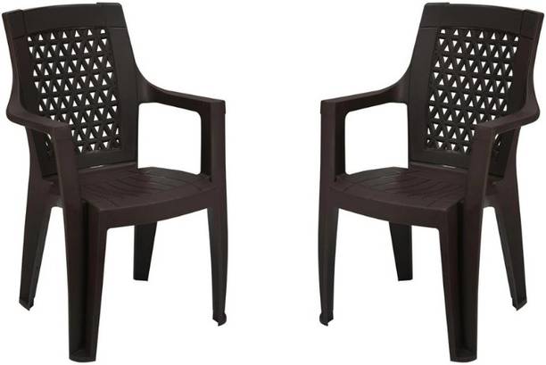 Nilkamal Nilkamal Elevate Plastic Arm Chair Plastic Outdoor Chair