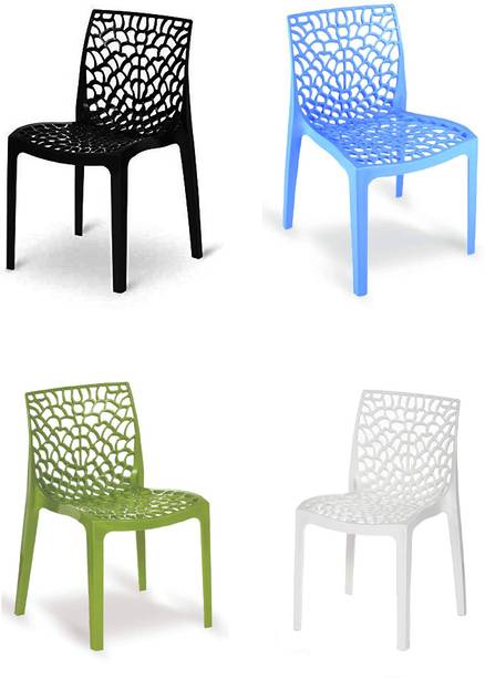 SOMRAJ Garden Home Office and Restaurant Designer Web Plastic Living Room Outdoor Chair Plastic Outdoor Chair