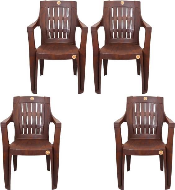PRIMEGOLD Polo Orthopaedic - Comfortable for Home and Restaurant Plastic Outdoor Chair