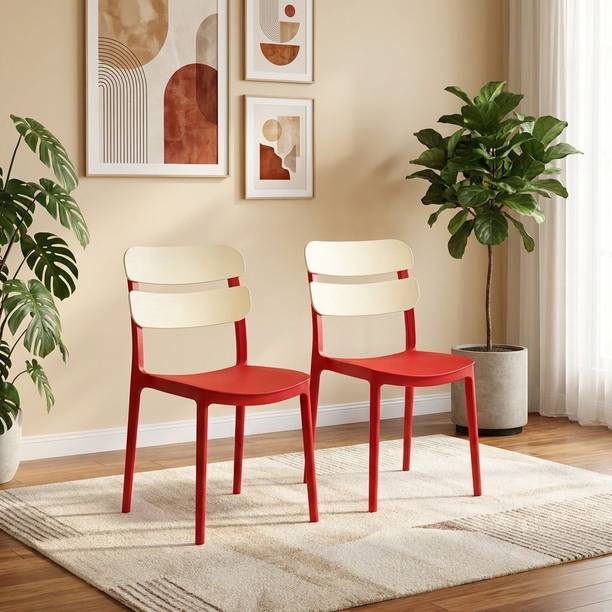TrendyLivings Marti Chair for Home | Dining Chair | Suitable for Home, Café & Restaurant Plastic Outdoor Chair
