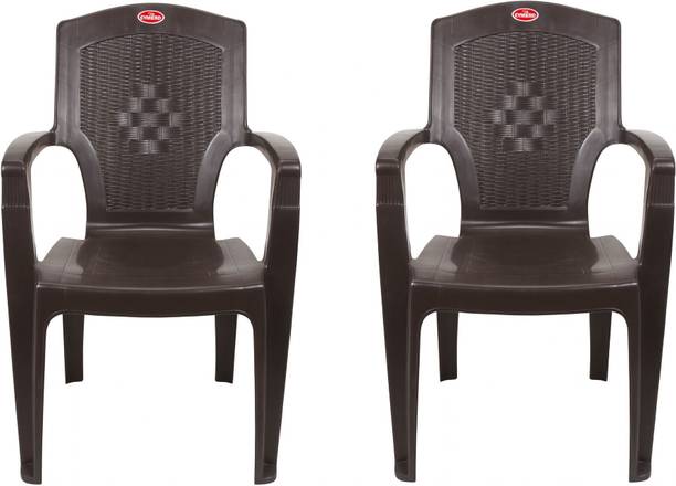 SRI GAYATHRI POLYMERS Comfortable Seating for Home & Living Room | Matt & Gloss Pattern Plastic Outdoor Chair