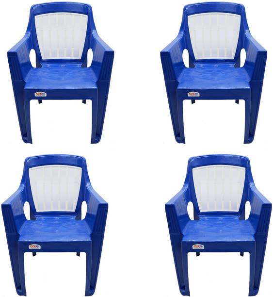 AVRO furniture 4001 Heavy Duty, Durable, Stackable, Indoor & Outdoor Use, Living Room Kursi, Plastic Outdoor Chair