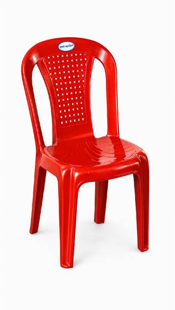 SRI GAYATHRI POLYMERS Premium Virgin Plastic Armless Chair for Dining, Home, Garden & Outdoor Use Plastic Outdoor Chair