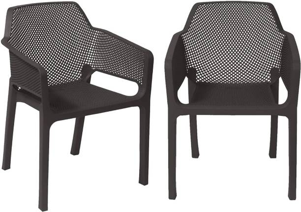 Nilkamal Nilkamal Captain Plastic Arm Chair|Office-Outdoor-Garden|Stackable Chairs Plastic Cafeteria Chair