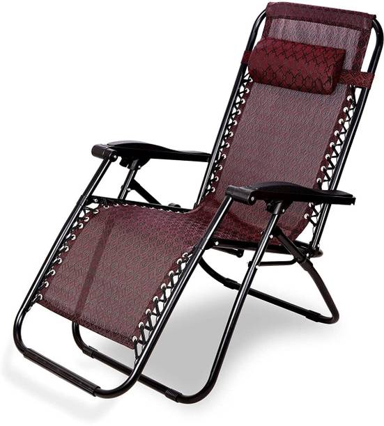 MT BROTHERS Zero Gravity Lawn Chair Anti Gravity Lounge Chair Adjustable Recliner Pillow Fabric Outdoor Chair