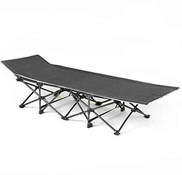 Kruvad Kruvad Heavy Duty Folding Camping Cot Bed for Adults Fabric Cafeteria Chair