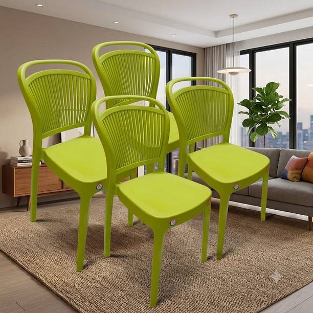 MSR Mango Salsa Chair Strong & Sturdy Outdoor Home Cafe Living Room Dining Chair Plastic Outdoor Chair