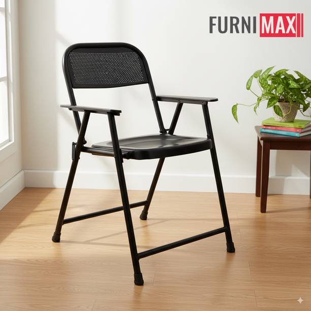 FURNIMAX Folding Metal Outdoor Chair