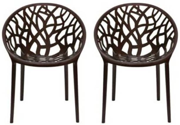 Anmol ANMOL DIVINE CURVE CHAIR SET OF 2 FULLY COMFORT Plastic Outdoor Chair