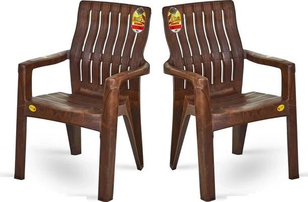 Highway Orthopaedic Spinal Support Chair weight bearing capacity 200 kg (Pack of 2) Plastic Outdoor Chair