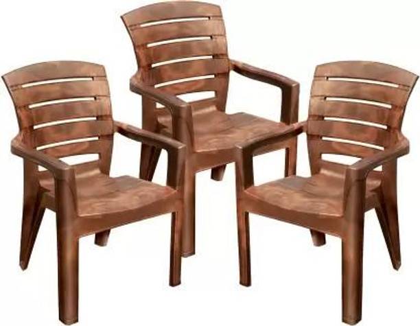 MAHARAJA Singham 101 for Home,Office | Comfortable, ArmRest | Bearing Capacity upto 200Kg Plastic Outdoor Chair