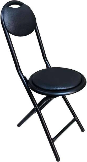 sharmaecom Folding Round Chair Metal Outdoor Chair