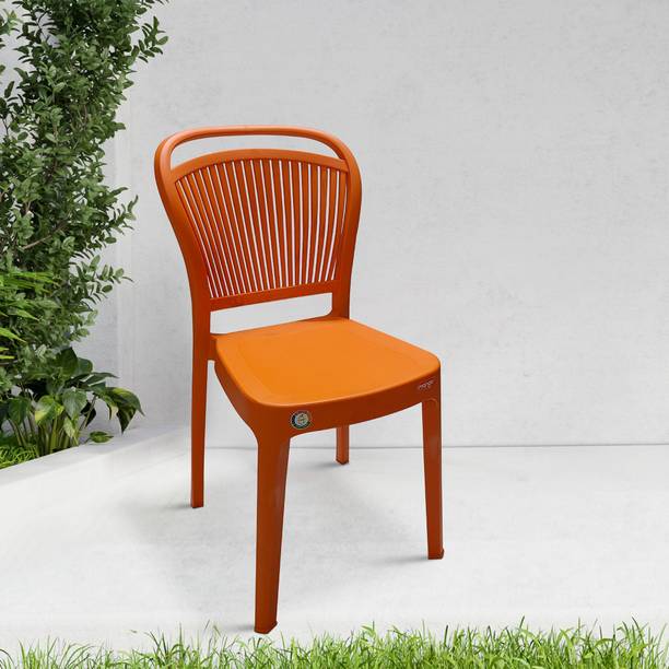 Furniture Yard Mango Salsa Plastic Chair/Stackable Plastic Chair/Strong & Sturdy Structure/ Plastic Outdoor Chair