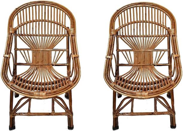 Bhatiacane Bamboo cane lawn chair, outdoor chair Cane Outdoor Chair