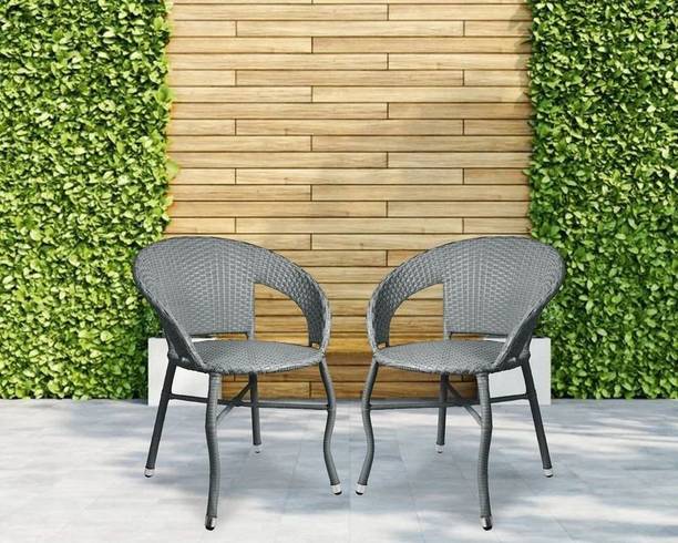 BRISHI Garden Patio Seating Chair for Balcony/Outdoor Chair For Garden Metal Outdoor Chair