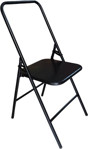 streetup india Iyengar Yoga Chair With Flat Seat Heavy Duty Chair Long Metal Cafeteria Chair