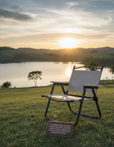 daemonic Camping chair Solid Wood Outdoor Chair