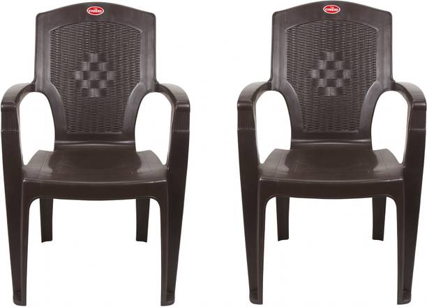 SRI GAYATHRI POLYMERS Comfortable Seating for Home & Living Room | Matt & Gloss Pattern Plastic Outdoor Chair