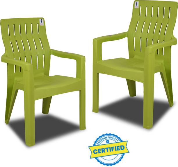 COMFORT Creation Sigma High back heavy duty Premium chair-Set of 2 Plastic Outdoor Chair