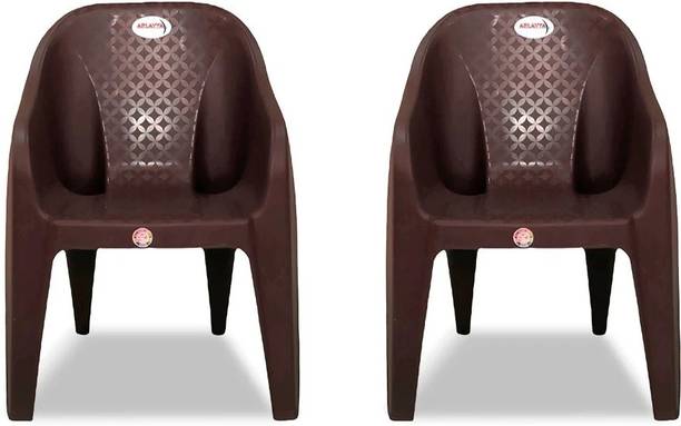 ARLAVYA Mario Model Sofa Arm Chair for Home, Garden, Living, Dining Room Plastic Outdoor Chair